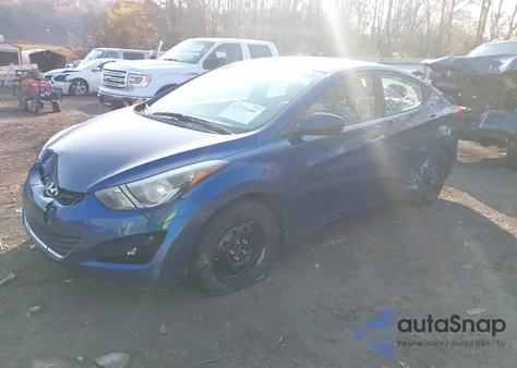 2016 Hyundai Elantra Se from USA, damaged, VIN 5NPDH4AE4GH683748